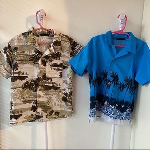 Island Tropic Button Downs S